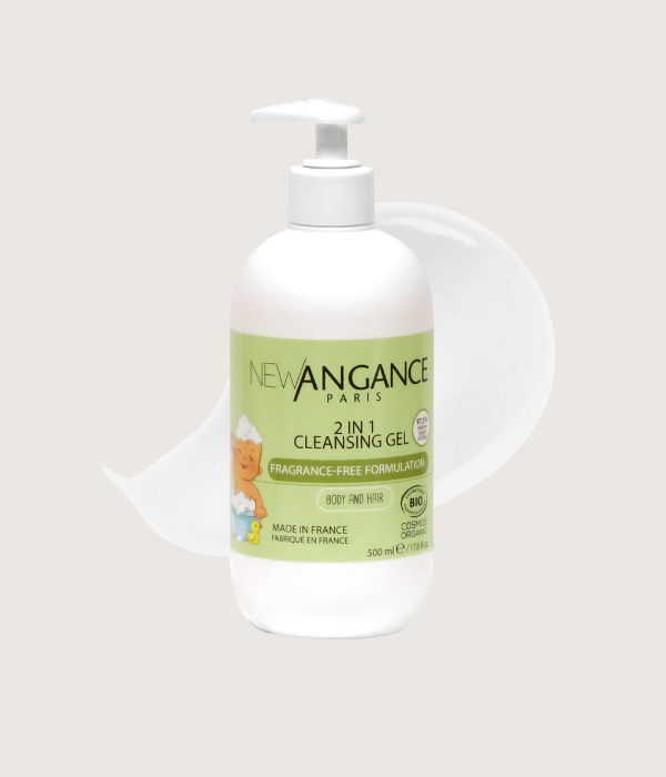 Gel Nettoyant Bio 2-en-1 – Soin Doux pour la Peau et les Cheveux de Bébé 500ml image