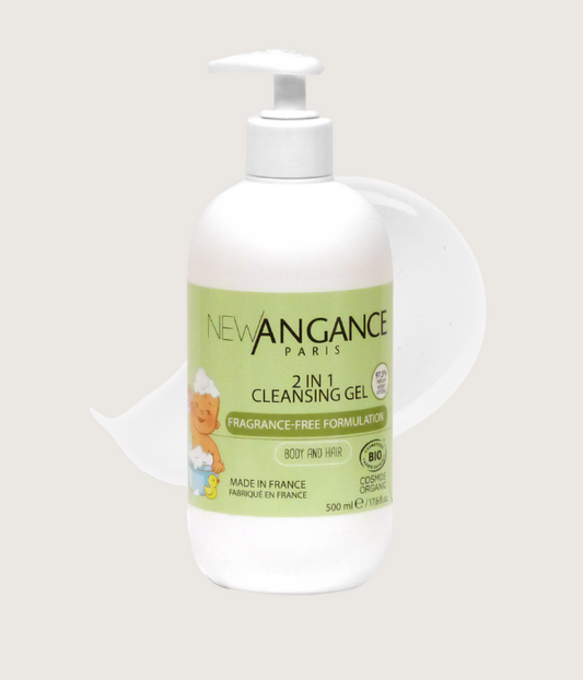 Organic 2-in-1 Cleansing Gel – Gentle Care for Baby’s Skin & Hair 500ml