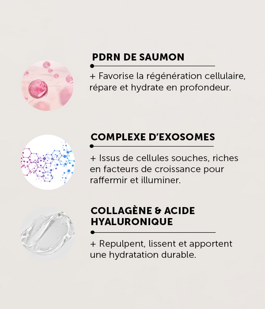 Patch de microcristaux de collagène exosome PDRN