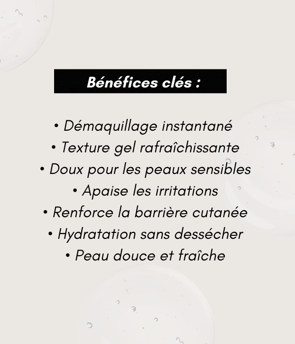 Gelée Démaquillante Fondante 100ml