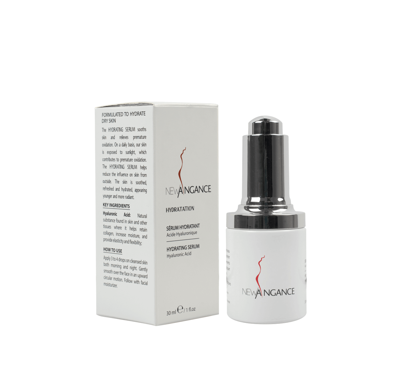 Sérum hydratant à l'acide hyaluronique 30 ml