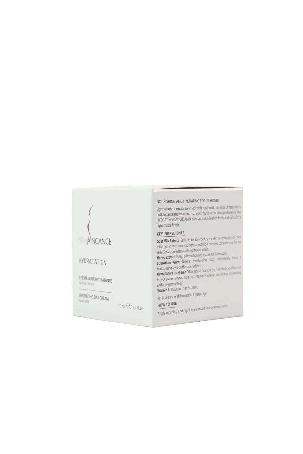 Crème hydratante au lait de chèvre New Angance