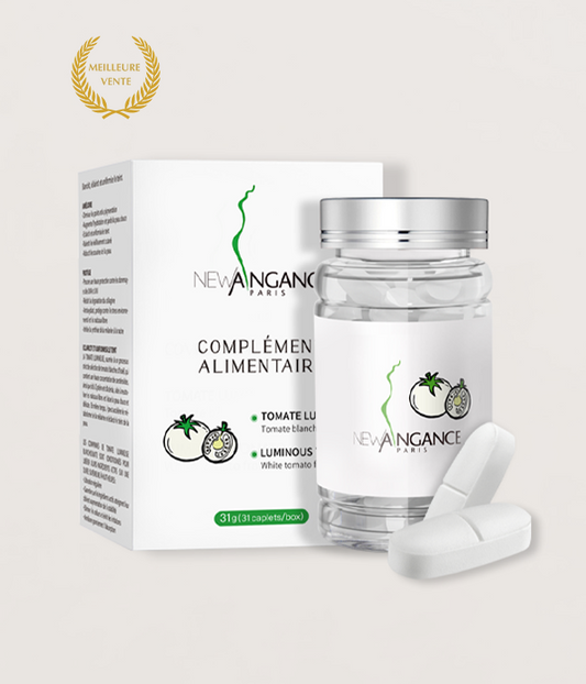 New Angance Paris supplement bottle and packaging on a white background