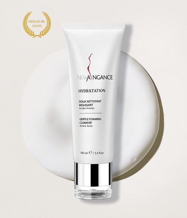 Skincare product with 'Neuvangance' branding on a white background