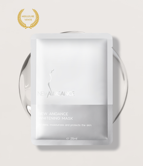 Neew Angiance whitening mask packaging on a white background