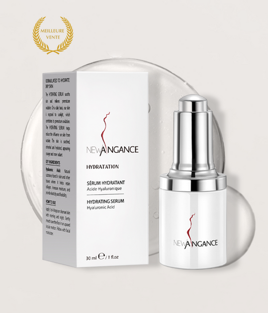 Neuvangance hydrating serum with packaging on a white background